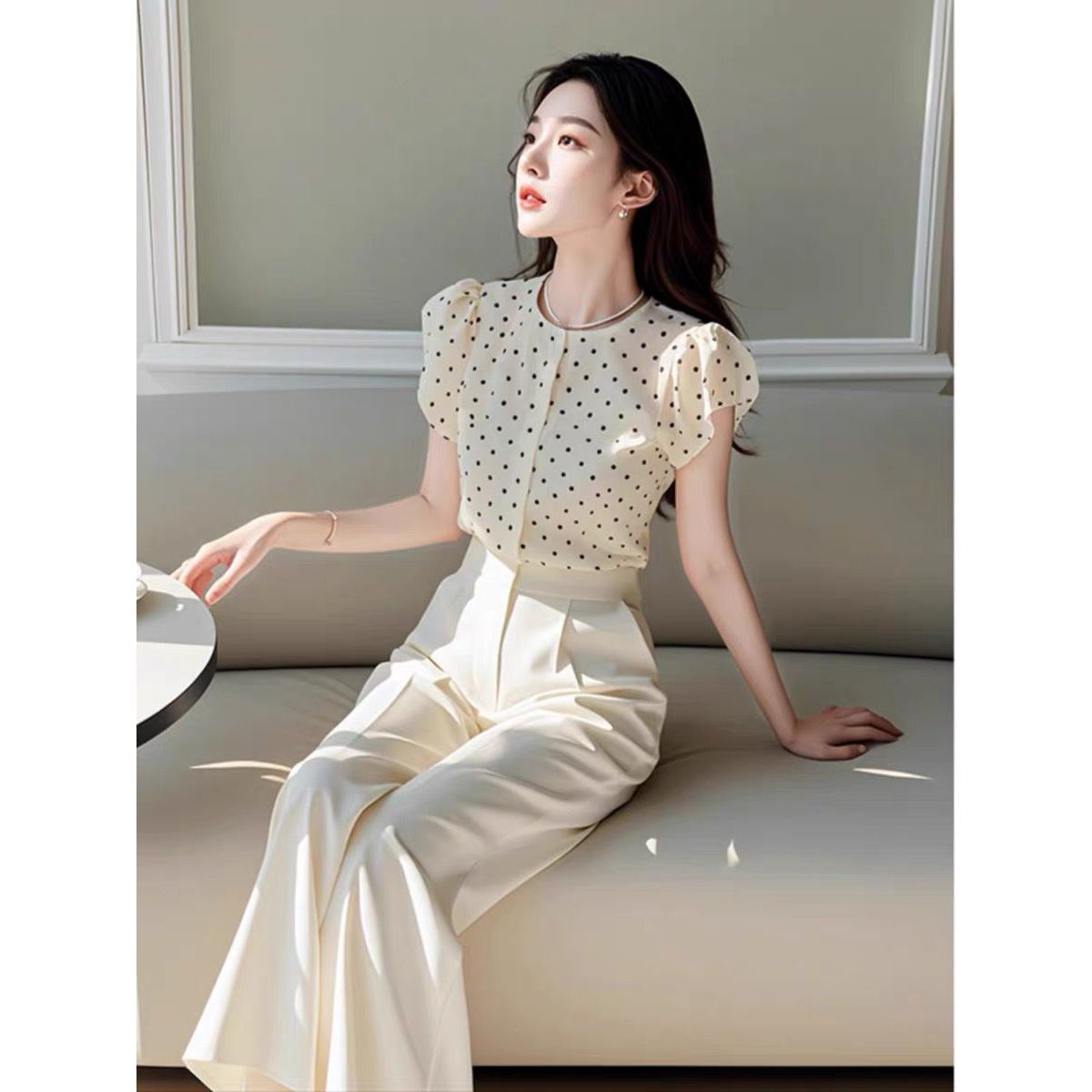 Women Formal Wear Tops - Ensemble deux pièces élégant pour femmes,