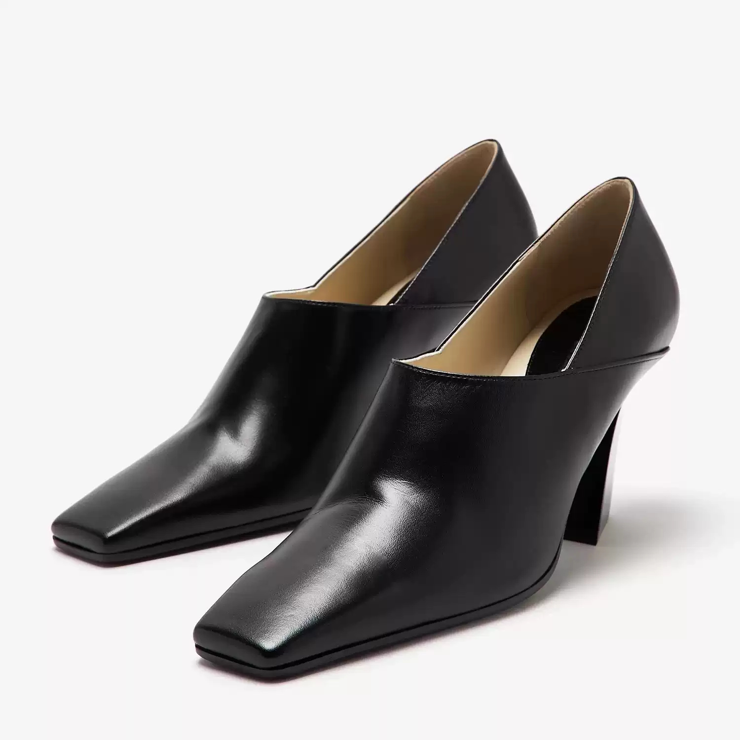 Formal Wear Women'S Loafers - Escarpins noirs en cuir à bout