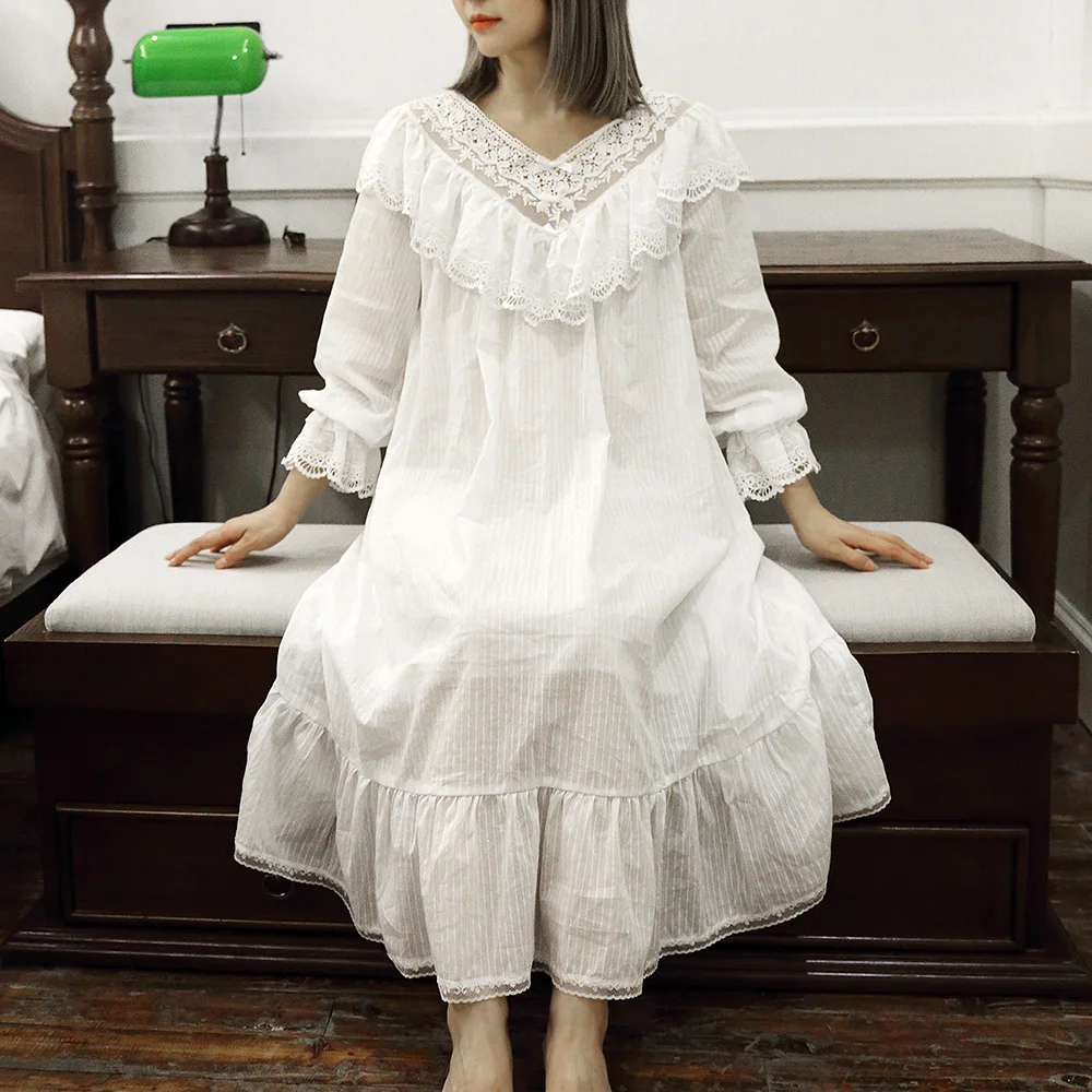 Victorian Women'S Formal Wear - Chemise de nuit princesse Lolita pour
