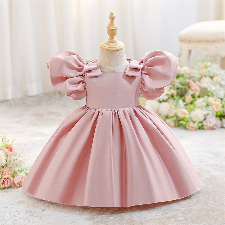 Women'S Formal Wear For Girls - Robe de bal en satin rose
