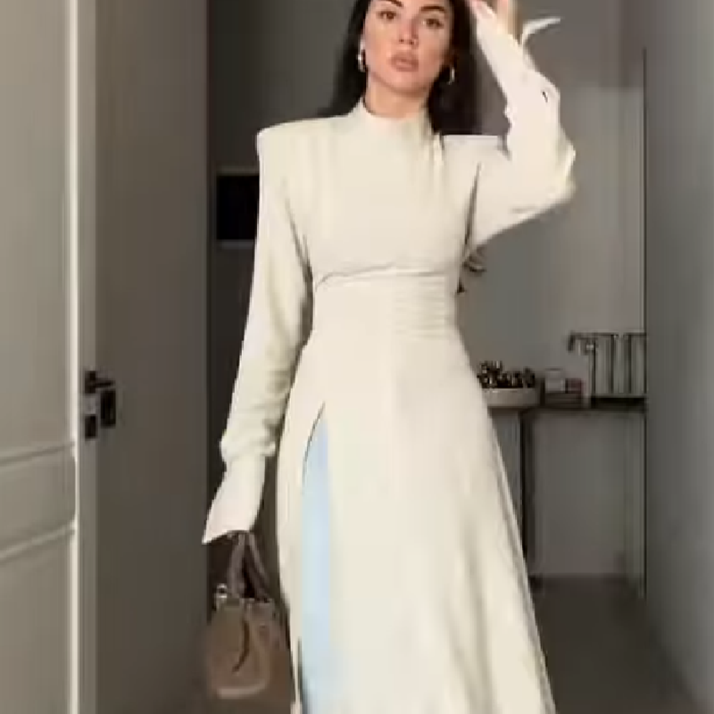 Women Formal Wear Tops - Robe longue élégante pour femme à