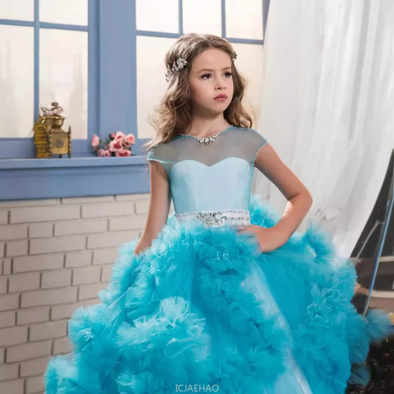 Women'S Formal Wear For Girls - Pageant hôte tenue anniversaire enfants robes