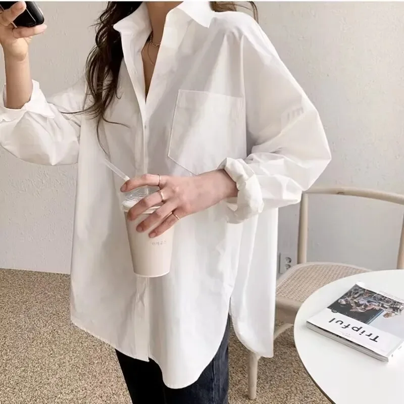 Women Formal Wear Tops - 2026 mode nouveau coton à manches