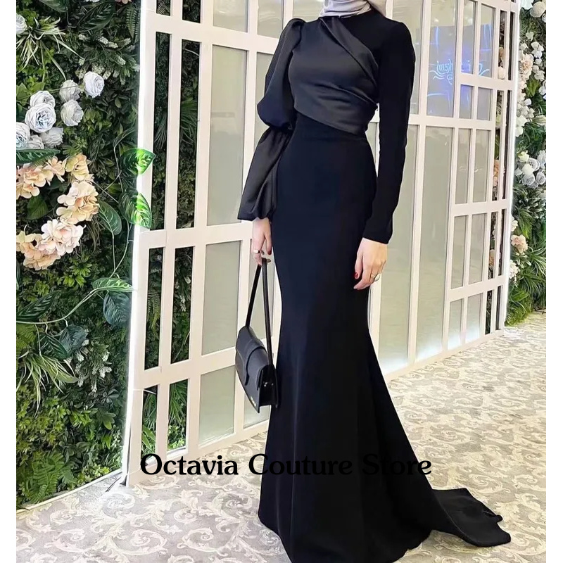 Women Formal Wear Dubai - Robe sirène noire pour femmes, tenue