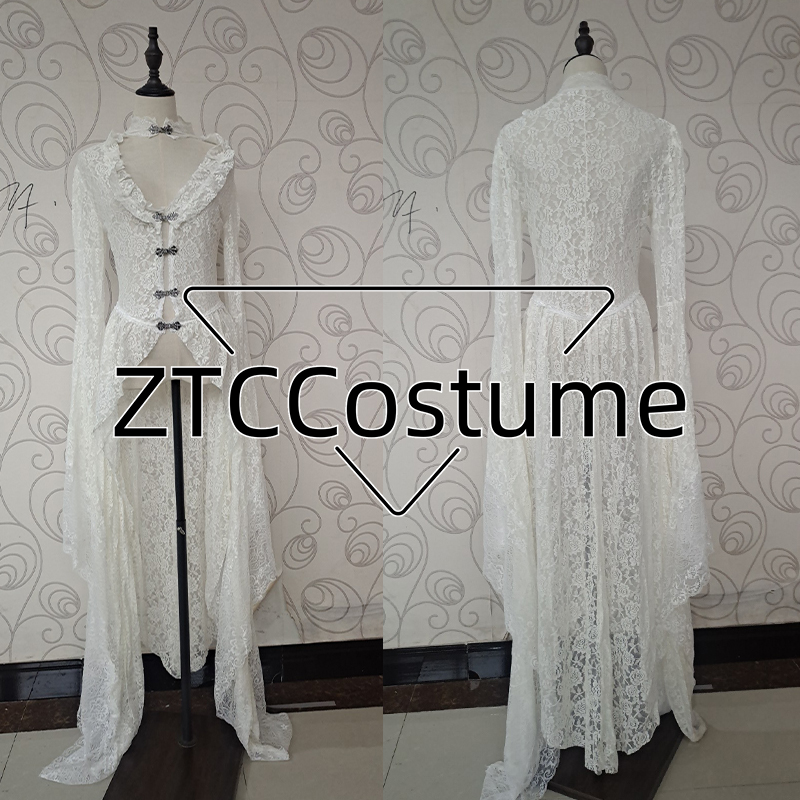 Victorian Women'S Formal Wear - Cardigan gothique en dentelle unie pour