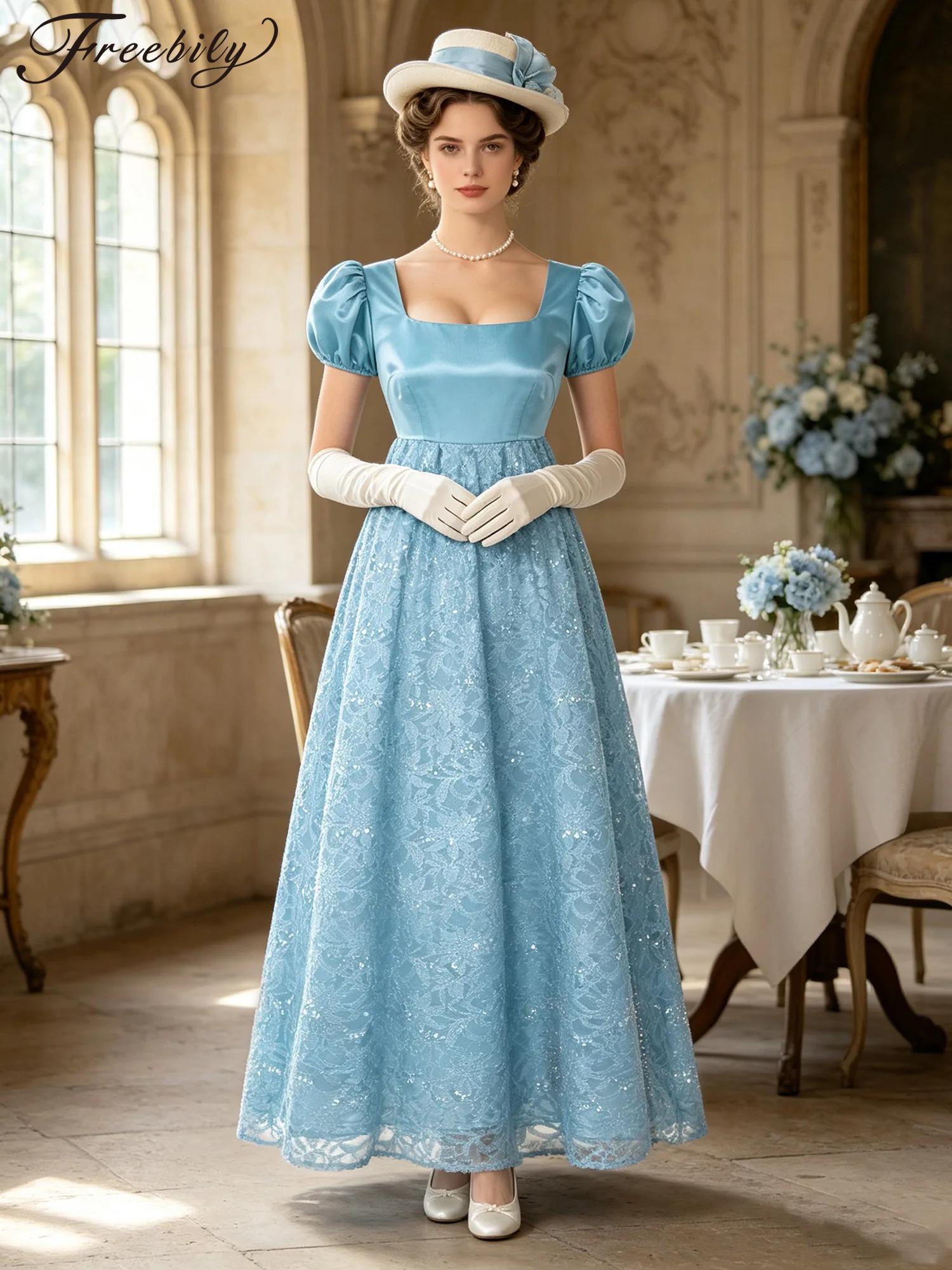 Victorian Women'S Formal Wear - Robe Victorienne Longue Vintage pour Femme,
