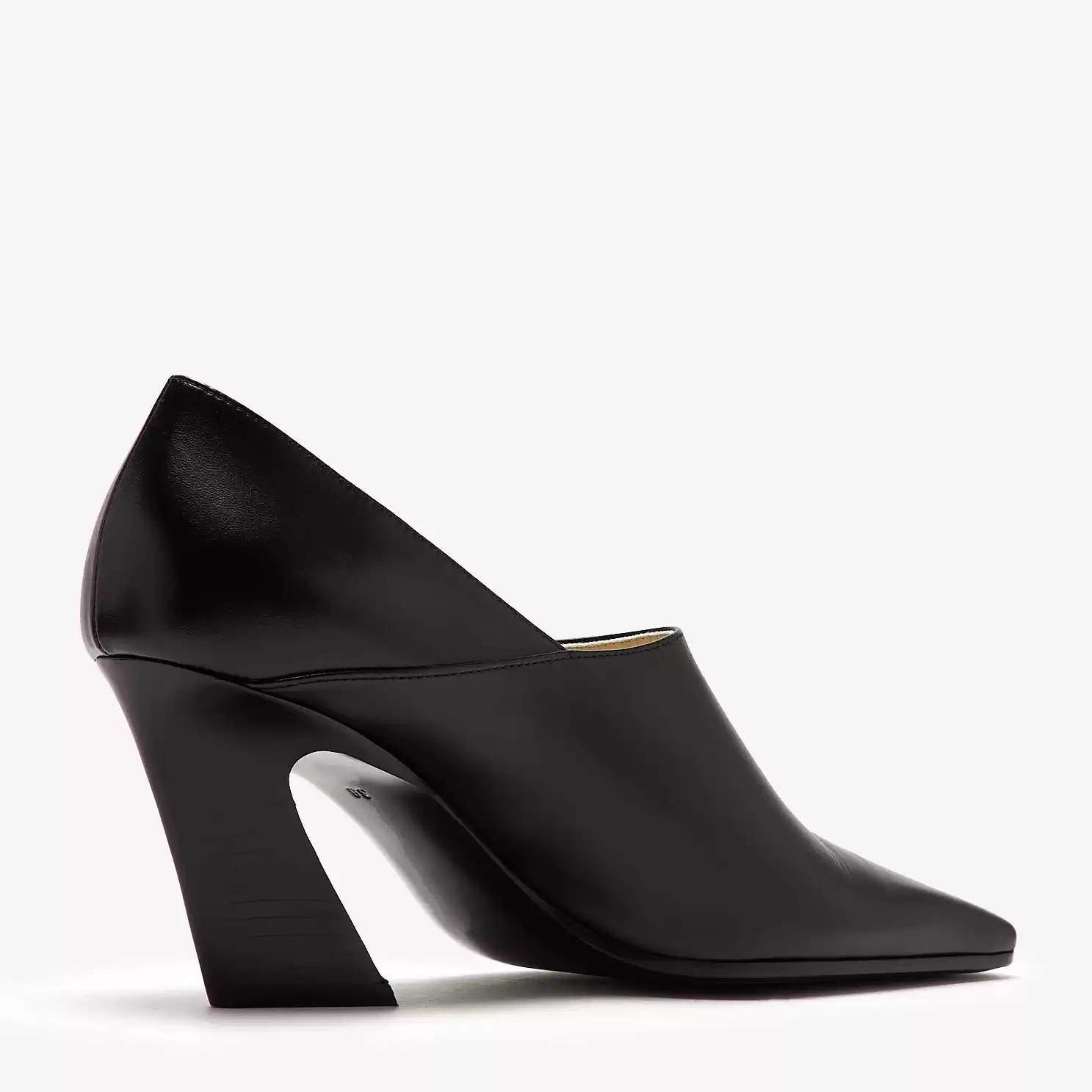 Escarpins noirs en cuir à bout - Formal Wear Women'S Loafers avis et prix