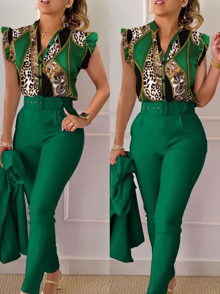 Ensemble deux pièces élégant e - Women Formal Wear Tops avis et prix
