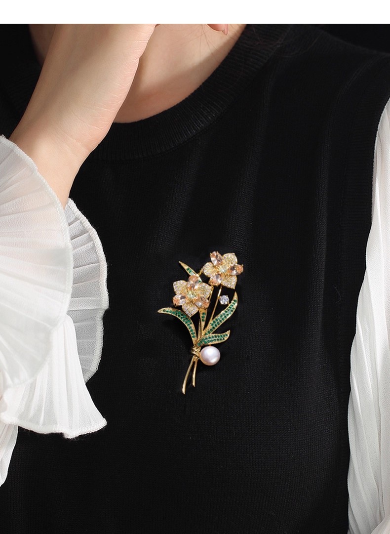 Broche de bouquet de mariée, b - Victorian Women'S Formal Wear avis et prix