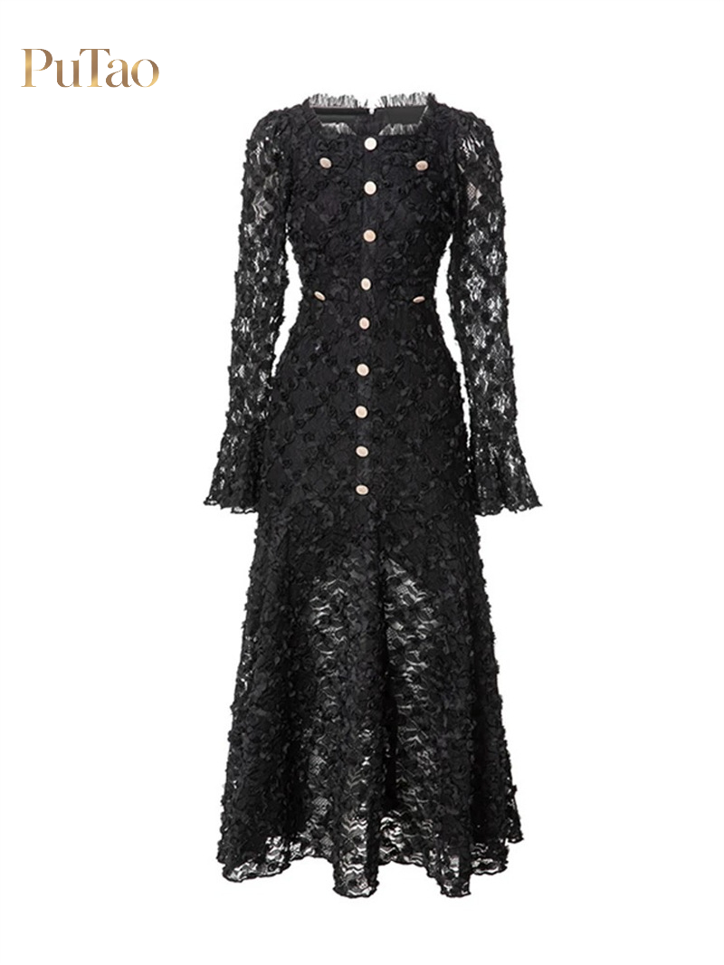 Robe sirène midi en dentelle f - Women Formal Wear Dubai avis et prix