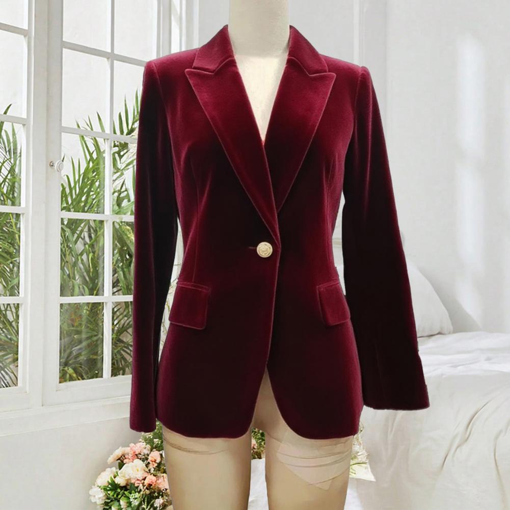 Blazer de soirée formel en vel - Women Formal Wear Blazers avis et prix