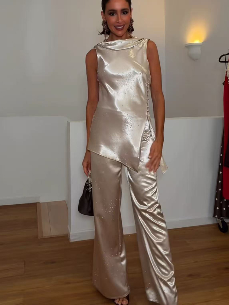 Ensemble pantalon et haut élég - Women Formal Wear Tops avis et prix