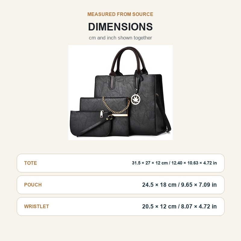 Ensemble de 3 sacs à main pour - Shoulder Bag Structured avis et prix