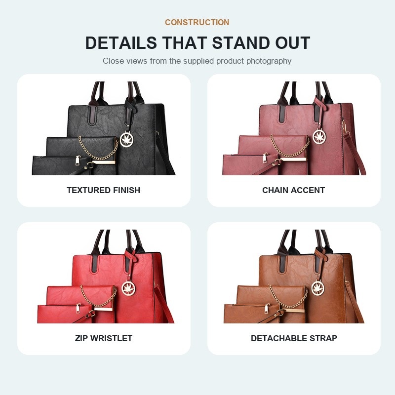 Ensemble de 3 sacs à main pour - Shoulder Bag Structured avis et prix