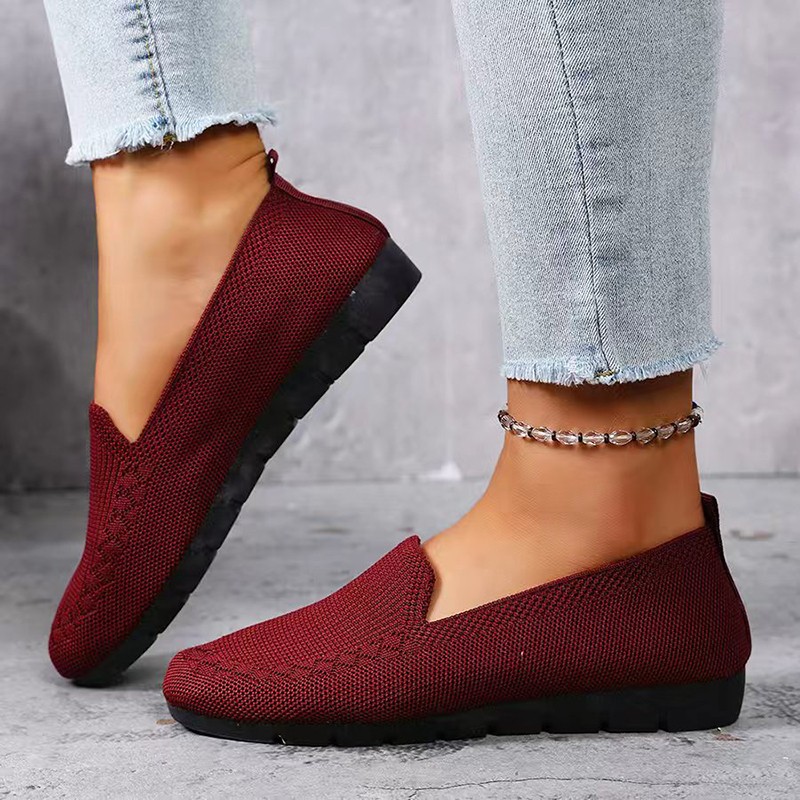 Mocassins en tricot pour femme - Formal Wear Women'S Loafers avis et prix