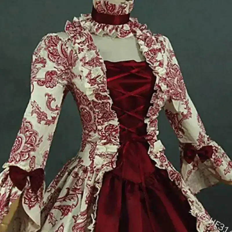 Robe gothique en dentelle flor - Victorian Women'S Formal Wear avis et prix
