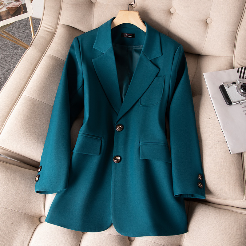 Veste à boutonnage simple à ma - Women Formal Wear Blazers avis et prix