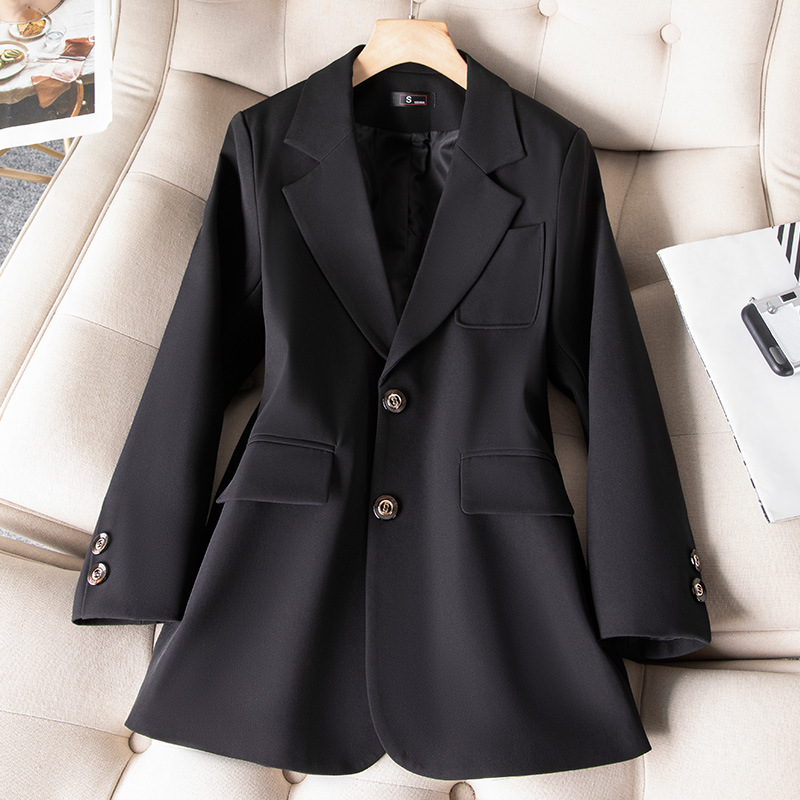 Veste à boutonnage simple à ma - Women Formal Wear Blazers avis et prix