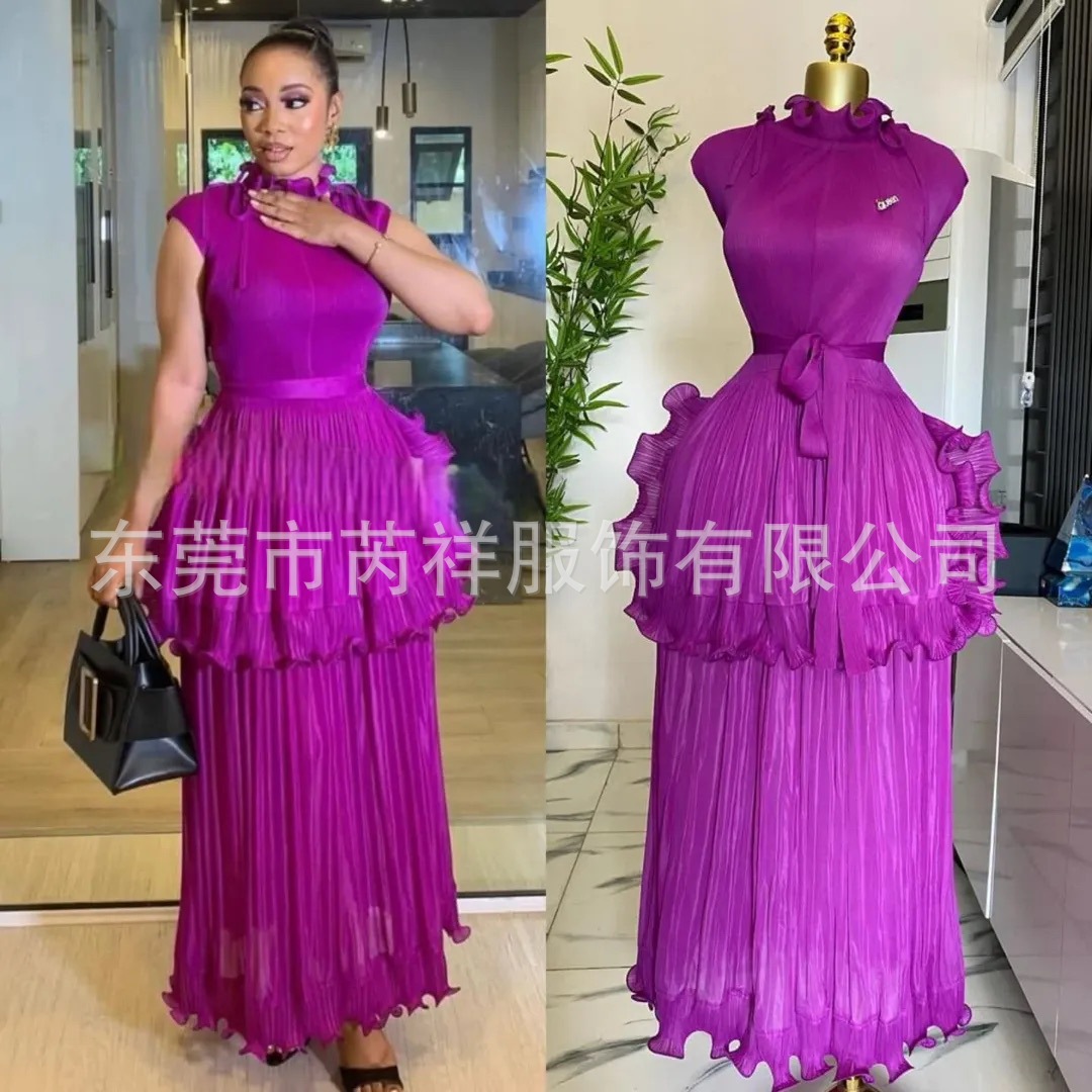 Robe longue pour femme, coupe  - Wrap Dress Work avis et prix